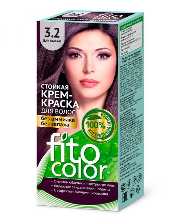 FITOcosmetics Persistent hair color cream tone 3.2 Eggplant 115ml
